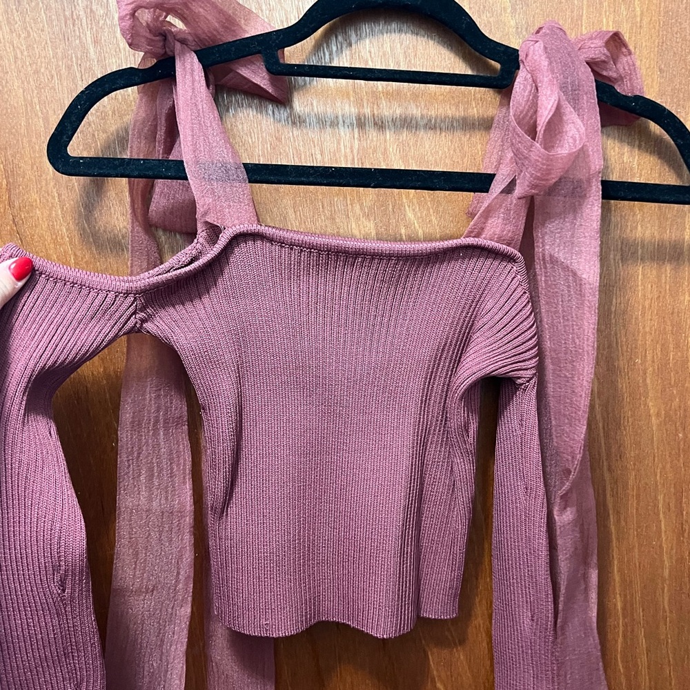 PERIWINKLE KNIT SWEATER